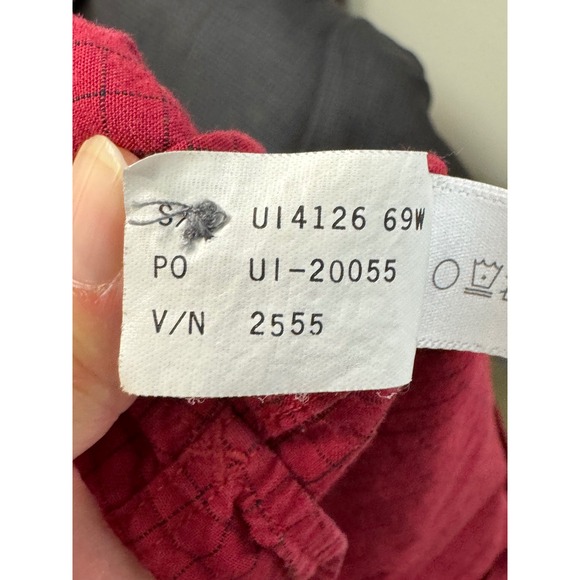 Cutter & Buck Florida State Seminoles‎ Burgundy Checkered Button Down Shirt M - Picture 6 of 7